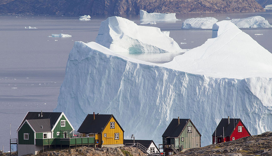 Bild Alger på Grönlands is bidrar till att isen smälter