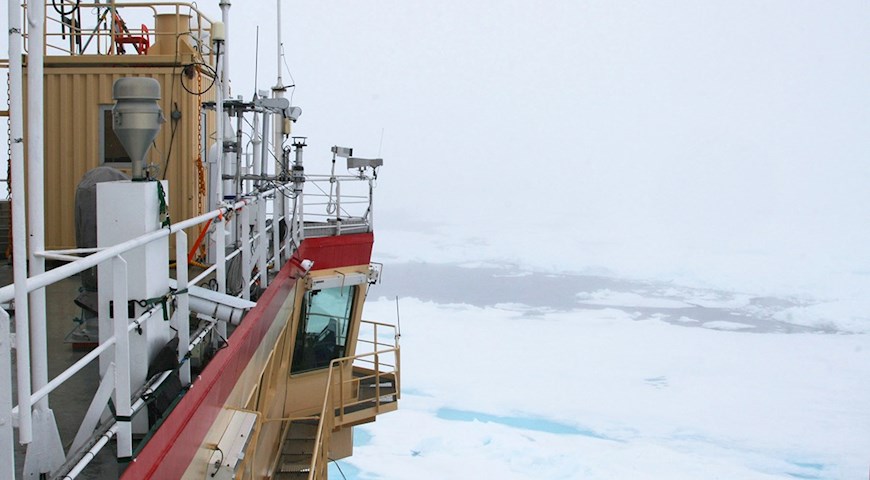 Bild Iskall sommar för Arktisforskare