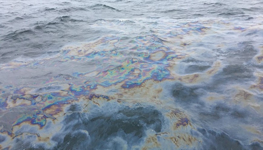 Bild Rekordlåga oljeutsläpp i haven 2020