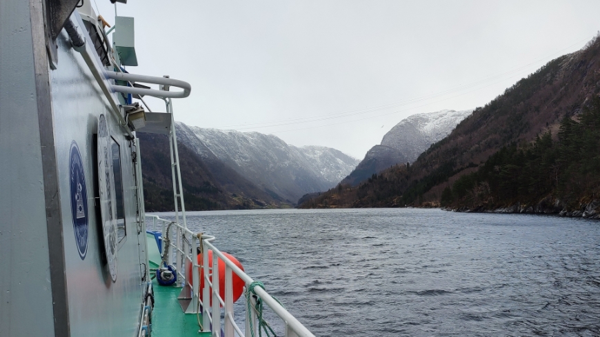 Bild Expedition undersöker fjordars klimatpåverkan